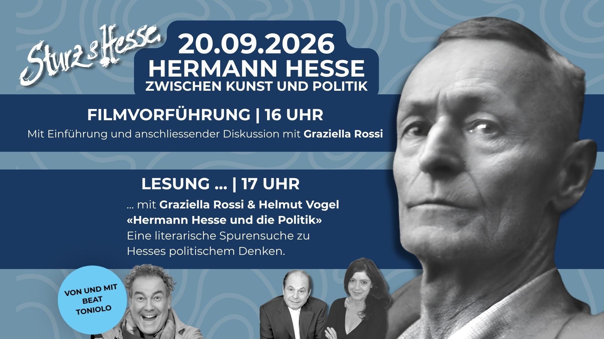 Read more about the article Fim und Lesung Hermann Hesse und die Politik