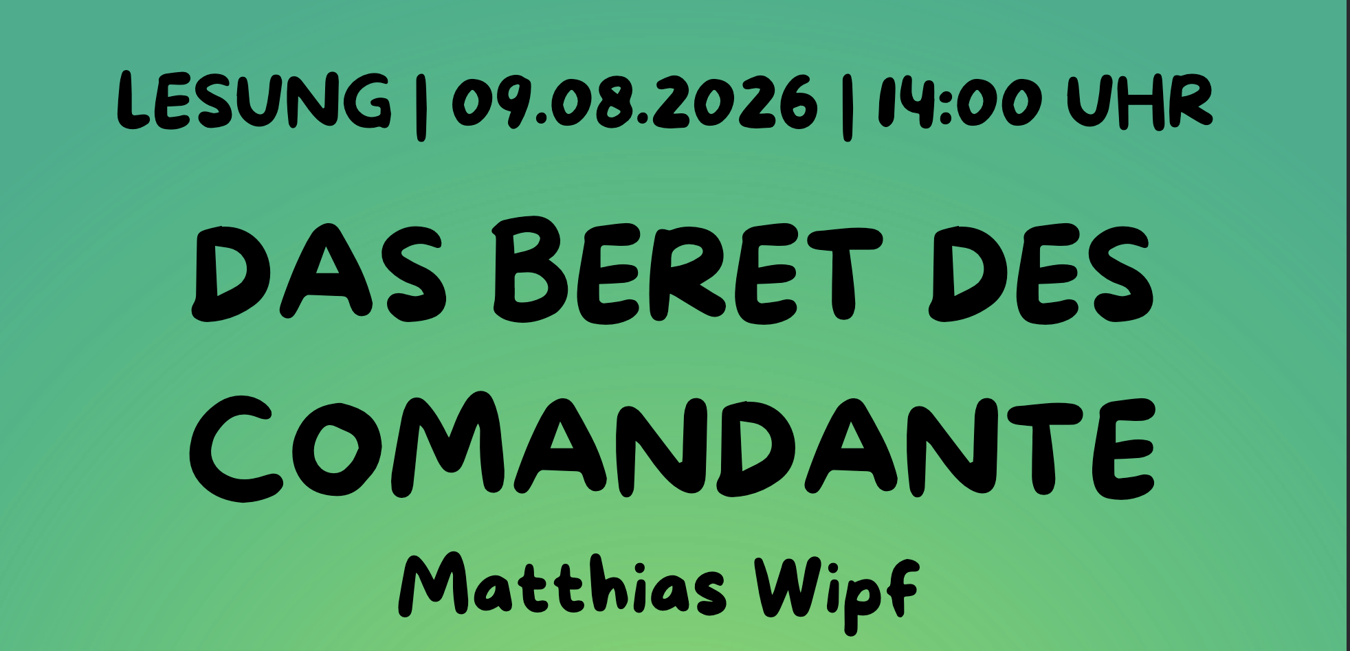 Read more about the article Das Beret des Comandante