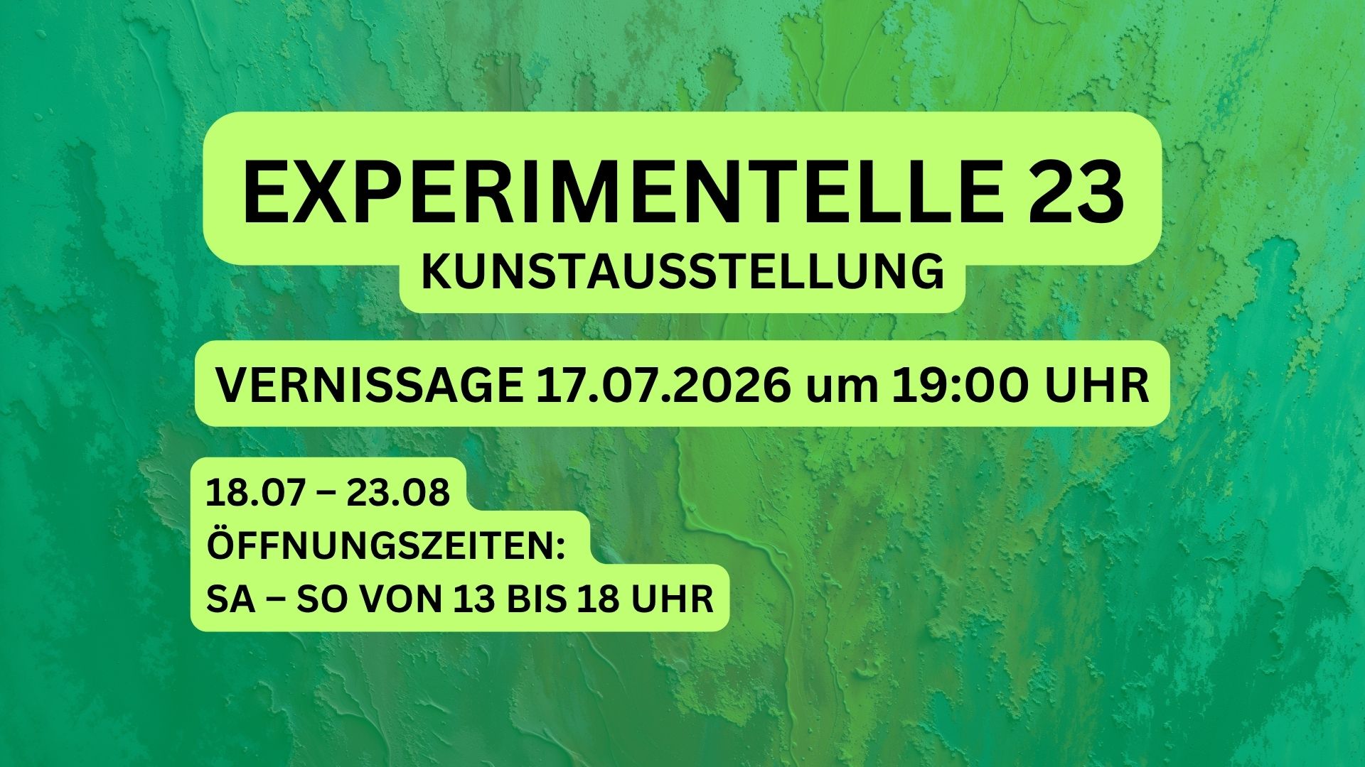 Read more about the article Experimentelle23